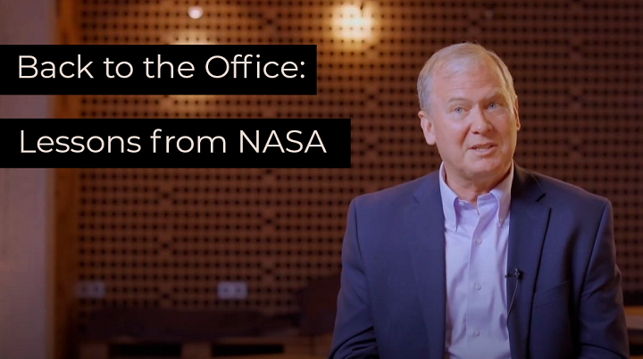Many of us are preparing to go back to the physical #workplace, and it might feel like we are returning to earth from outer space. To cope (better yet succeed) <a href="/michaelstallard/">Michael Lee Stallard</a> suggests we look to lessons from <a href="/NASA/">NASA</a>. 

ie.edu/insights/video… #workculture #NASA #outerspace #HR