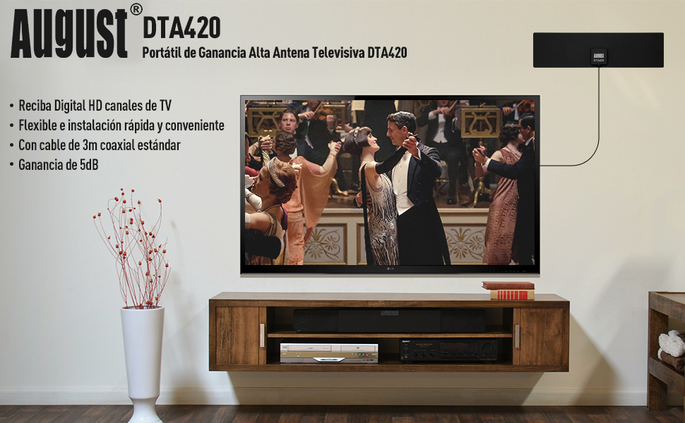 August_Int_ES's tweet photo. Ligera, compacta y fácil de instlar - La antena DTA420 es ideal para ver todos los canales favoritos en cualquier habitación de la casa.

https://t.co/2koHjQt1fv

#DTA420 #Antena #Televisión #Canales #Gratuitos https://t.co/MXxlUm292g