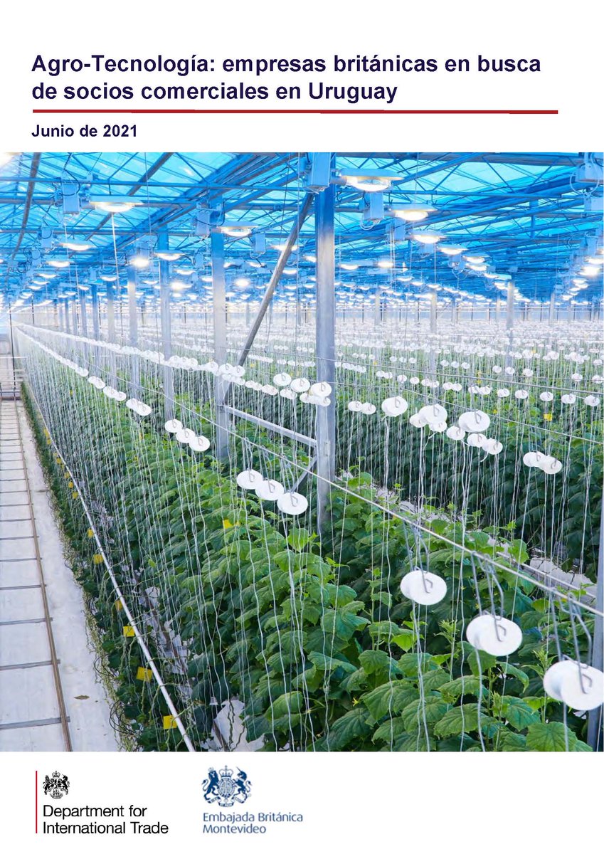 UKinUruguay's tweet image. 📢 Atención empresas de Agrotecnología

Empresas 🇬🇧 del sector están buscando socios comerciales en 🇺🇾

Encontrá más detalles en este boletín 👉 linkedin.com/feed/update/ur…

Interesados por favor escribir a UKTrade.Uruguay@fcdo.gov.uk mencionando su interés específico.