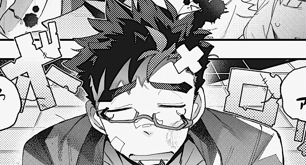 ボロボロなキョウイチ先生 
