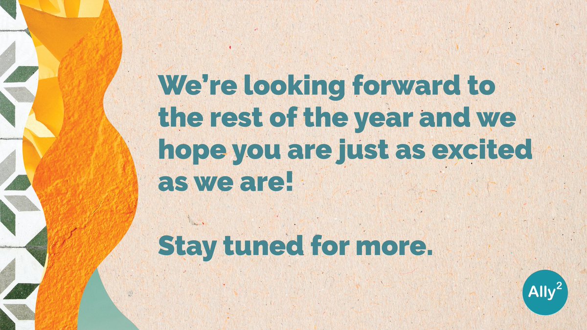 Ally2Squared's tweet photo. We’re back and we’ve missed you! Over the last month, our team has been working hard to plan for the rest of the year. We’re looking forward to the rest of the year and we hope you are just as excited as we are! Here’s what we have in store… https://t.co/H6OkaJq4V6