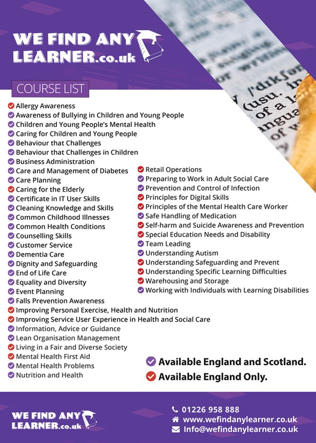AnyLearner's tweet photo. FREE Online Courses in England and Scotland!
The top 5-course choice this month   
1.Mental Health First Aid 
2.Event Planning
3.I.T User Skills 
4.Principles for Digital Skills 
5.Understanding Autism 
* This is all available FREE! Yes totally free! https://t.co/rHeiQR4n3j