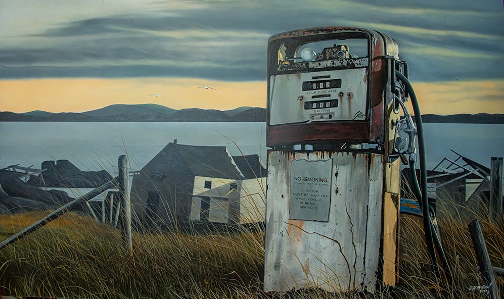 JeffThebrush's tweet image. Just completed this New piece   Acrylic on Board