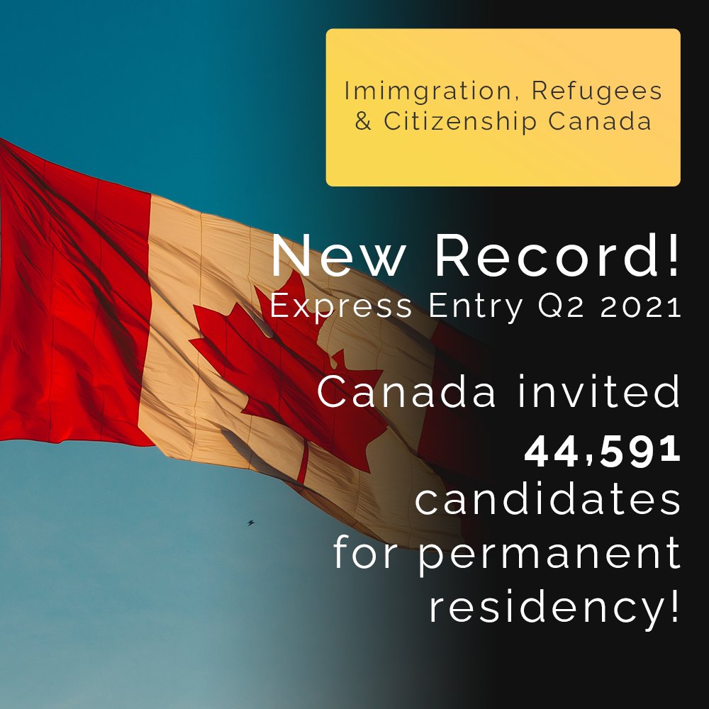 BagalCan's tweet photo. Canada breaks another record inviting 44,591 #expressentry candidates for permanent residency!

We'll help you come to Canada, contact us today
Email: consulting@bagal.ca
Website: https://t.co/ubuEDn2oX2
Phone: (416) 639 2655

#canadaimmigration #immigrationconsultant #heretohelp https://t.co/MXrNUankEa