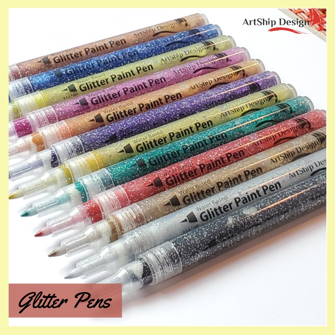 ArtShip Design on Twitter "Check our Artship Glitter Paint Pens