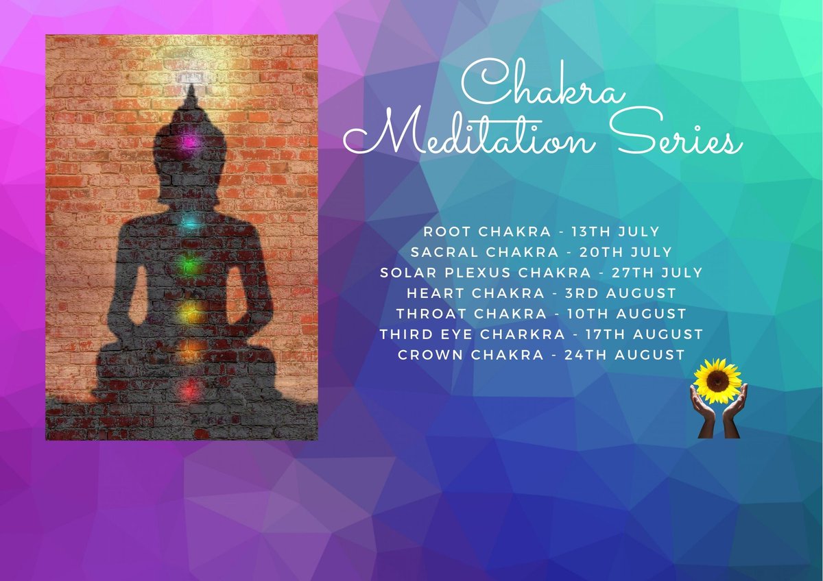 HelpingHmassage's tweet photo. My Chakra Meditation Series starts again on the 13th of July. 

Meditations are 30 mins, streamed live online, with access to the recordings for 2 days afterwards.

Book before the 5th of July for an early booking discount.

https://t.co/xX95NtekaF

#meditate #WellbeingWednesday https://t.co/CshRmGGOOe