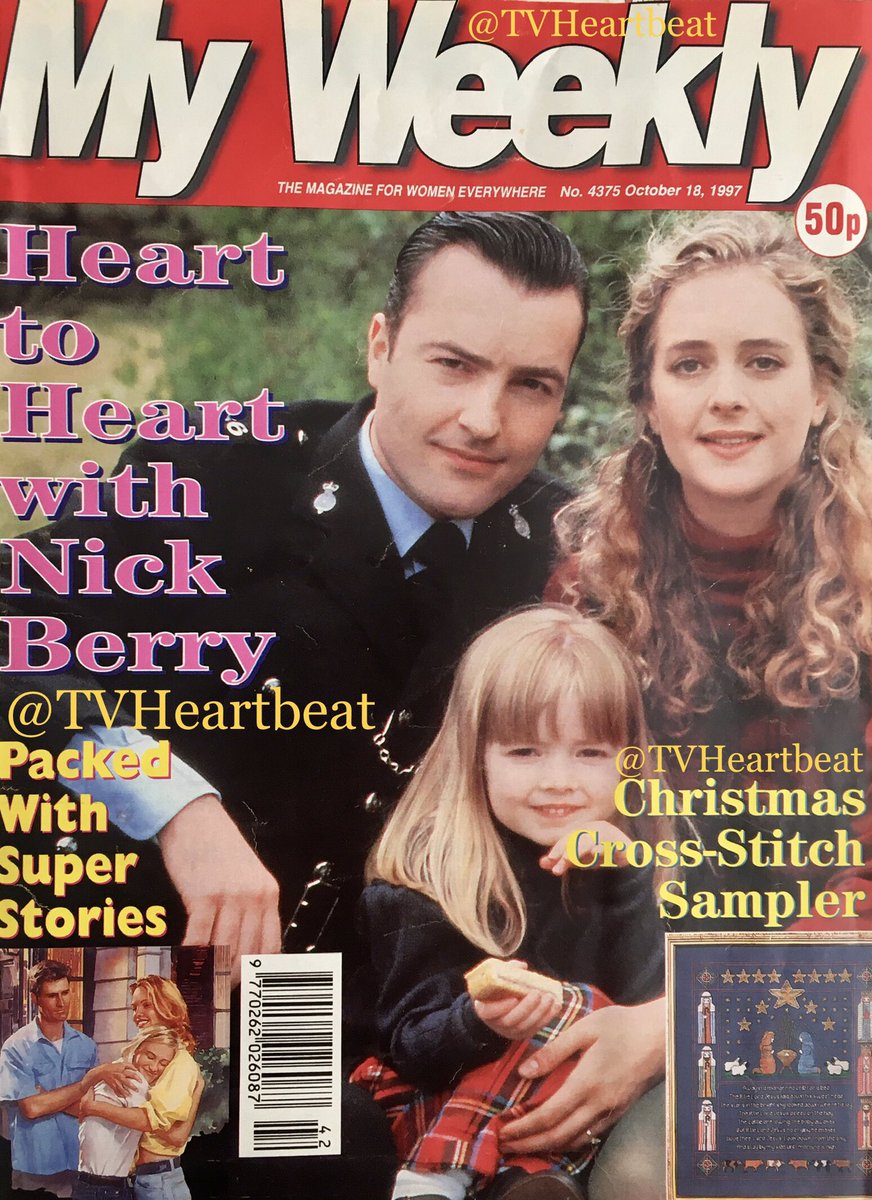 TvHeartbeat's tweet photo. A @My_Weekly front cover and feature from the original broadcast of series 7…the photo on the cover is taken from the last scene of the itv3 episode today. #NickBerry #JulietteGruber #AliceJones ❤️ https://t.co/hV1R3nca7R