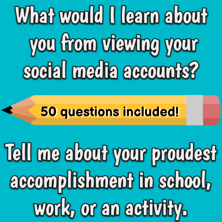 RyanMDevlin's tweet photo. I'm using new graphic editing tools and resources from @TonyVincent's #ClassyCreations course to update my mock interview teaching materials.  Loving this color scheme! #TeacherSchool #SummerLearning https://t.co/apSfvjbq6m