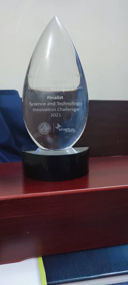 AdelekanAbosede's tweet photo. It was indeed an honour to have represented my school – Tai Solarin University of Education at the just concluded Nigerian Content Science and Technology Innovation Challenge, which was organised by @OfficialNCDMB in partnership with @Enactus_Nigeria 

@EnactusTASUED2 @tasuedsu https://t.co/t9WxWagLEv
