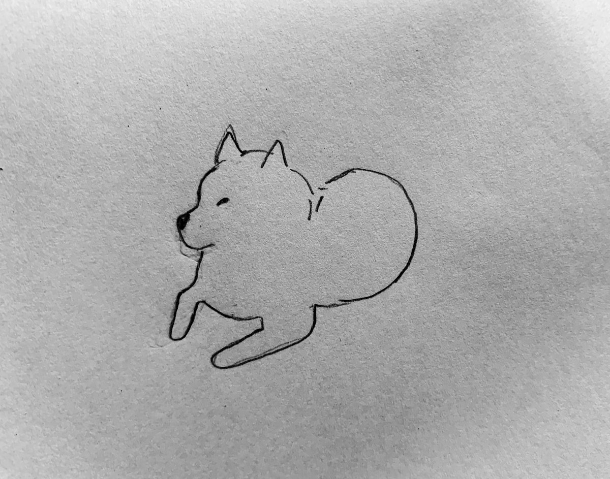 柴犬の絵 柴犬の絵