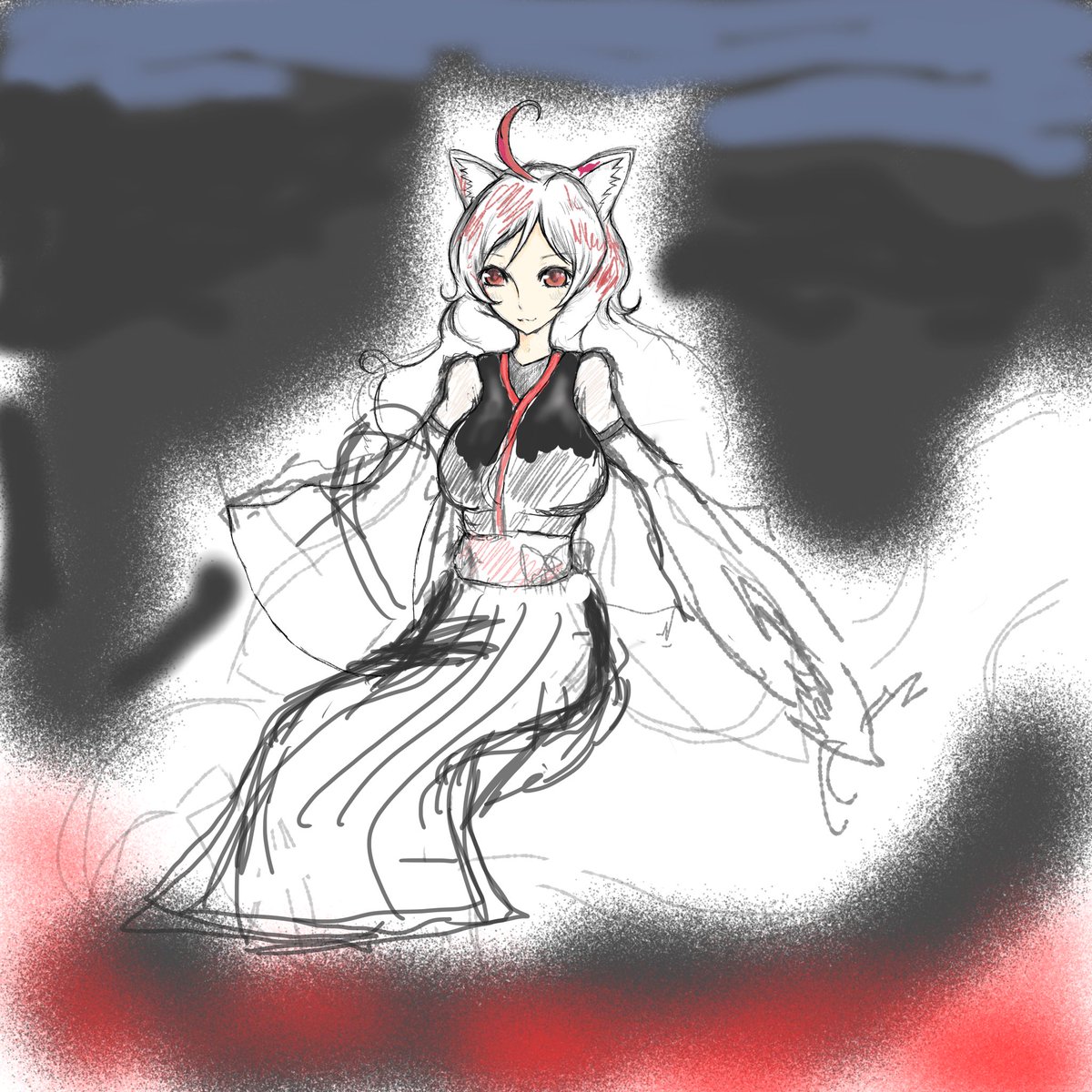 今日で6月も終わりなんだなぁ…
結局、中途半端な描きかけばっかりななっちまった…

# 今月描いた絵を晒そう 