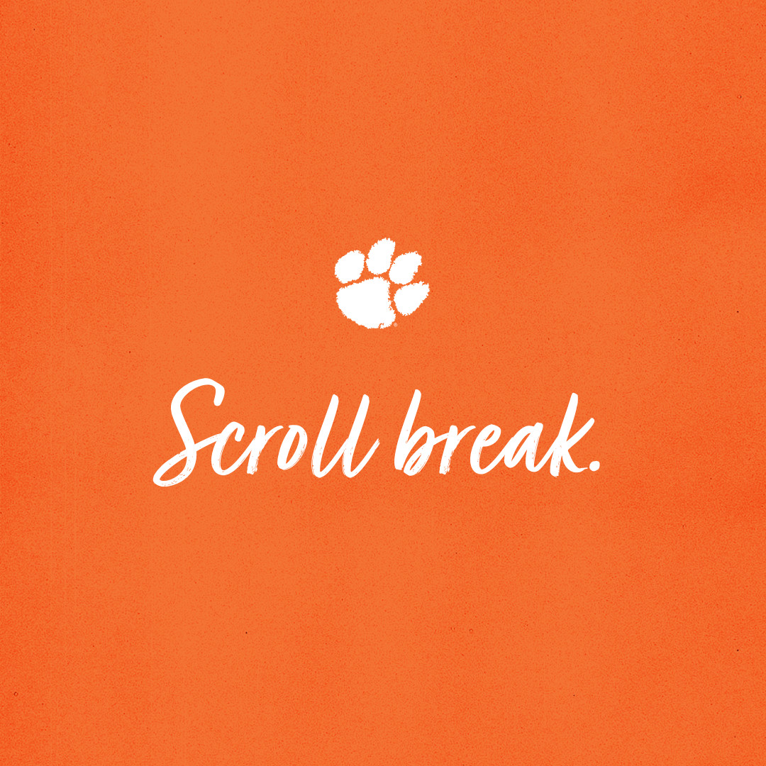 Clemson University tweet media