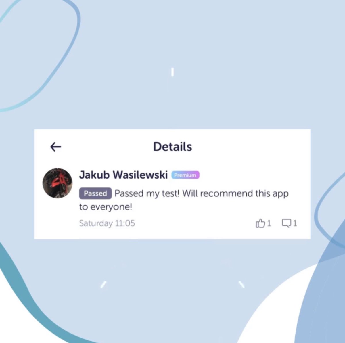 WeDriveUK's tweet image. We LOVE seeing you passing your theory test with WeDrive! 👏🏼👏🏼 One step closer to getting behind the wheel! 🥳

#learntodrive #drivinglessons #drivingtheoryapp #learntodriveapp #learnerdriverapp #WeDriveApp #learnerdrivers #learningtodrive #drivinglicense #drivingtest