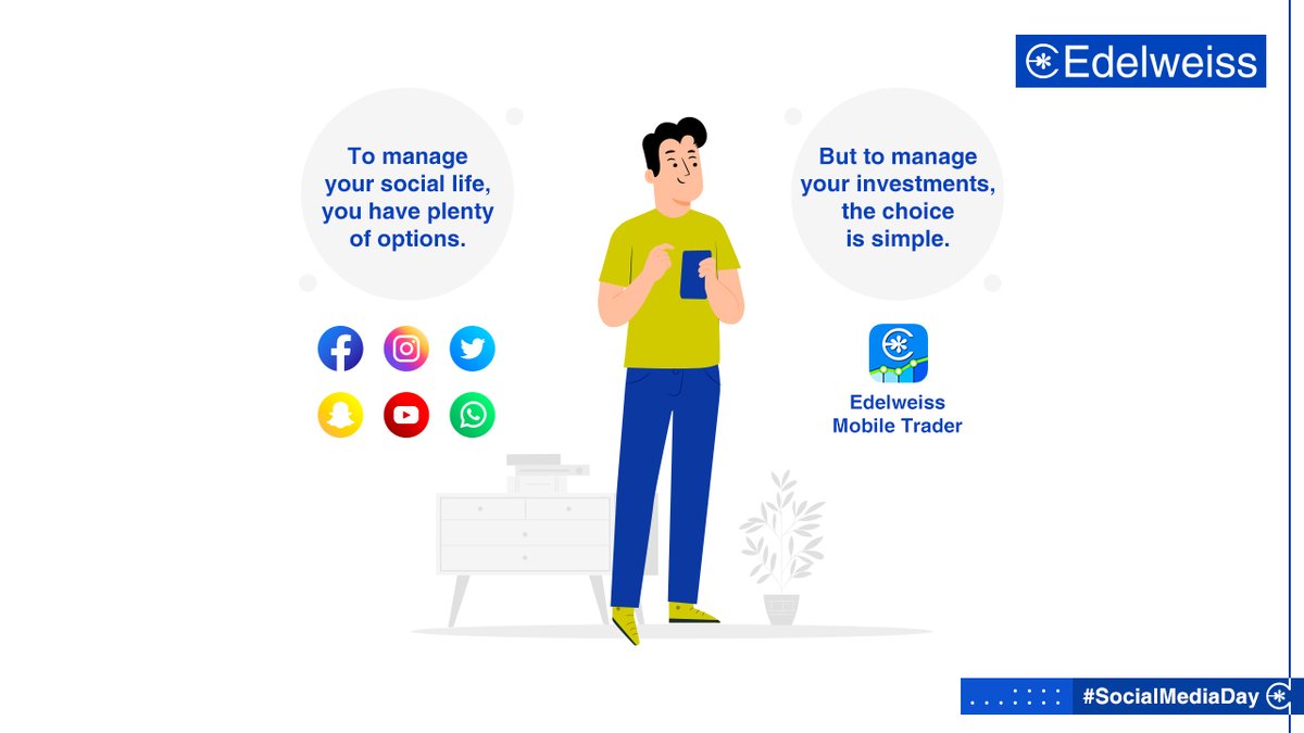 Nuvama_Wealth's tweet photo. To manage your investments and seamlessly trade in the market, go ahead and download the #EdelweissMobileTrader app at https://t.co/s7MjQAkecf.

#SocialMediaDay2021 #GoToMarketsApp #WealthManagement #Markets #MomentMarketing  #Trading #SocialMediaDay #Trends #Topical https://t.co/BxWoPsaOv1