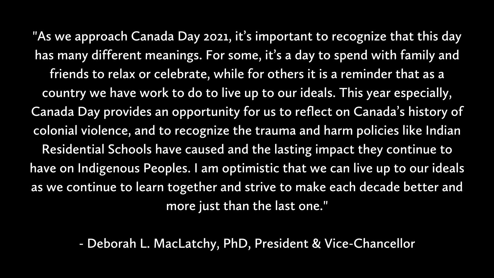 Wilfrid Laurier University on Twitter ""I am optimistic that we can