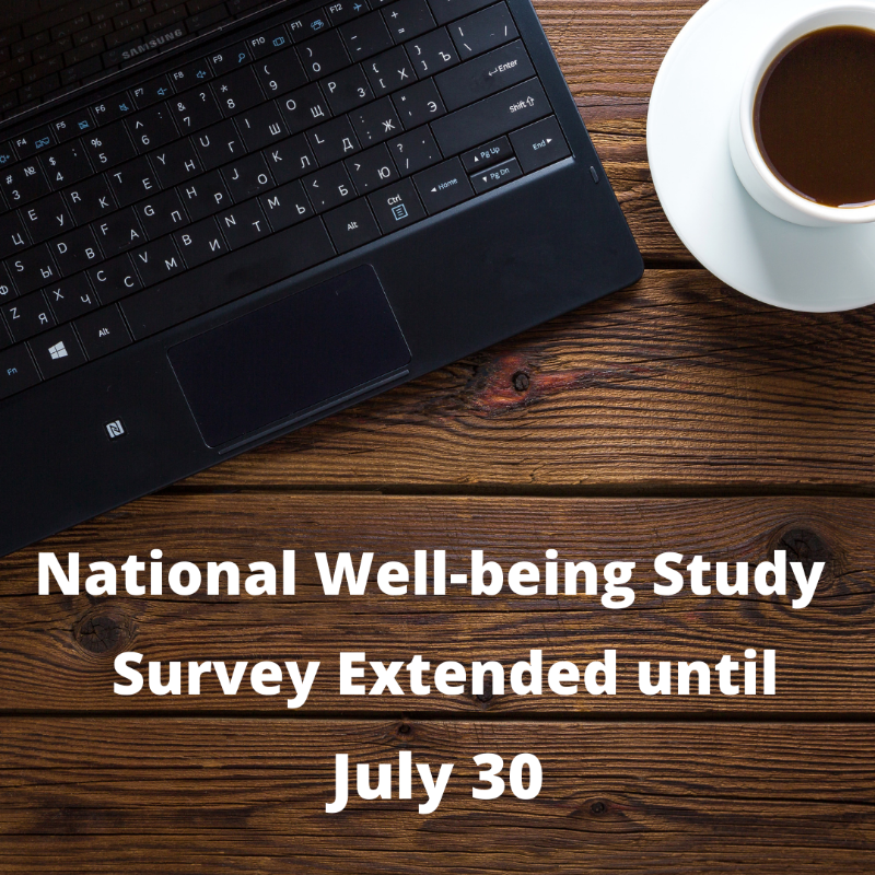 lawsocietymb's tweet photo. The deadline for participating in the National Well-being Study has been extended to Friday, July 30, 2021. #MBLawyers and articling students help us better understand the mental health and well-being of legal professionals by completing this confidential and anonymous survey.