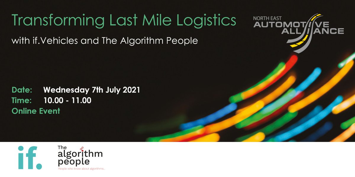 OptimizeNowAI's tweet photo. Don't miss our webinar on Transforming Last Mile Logistics. We'll show you how to lower costs, fuel and emissions while boosting productivity and revenue. @NEAA #IfVehicles #fleetoptimisation https://t.co/gp1NKRUA8j https://t.co/nJWun8VAlB