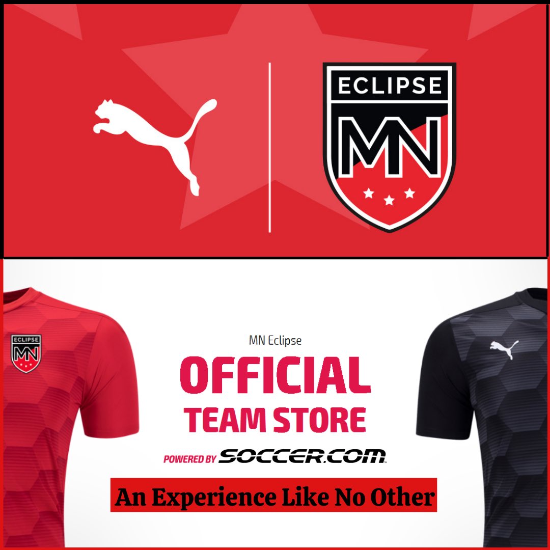 💥 EXCITING NEWS  💥
Announcing our partnership with PUMA and soccer.com 

Full announcement mneclipse.com/club-news

@pumafootball @soccerdotcom #soccerpartnership #coachesgear #mneclipseuniforms #mneclipsefamily #pumamneclipse #newera #pumakingfootballclub