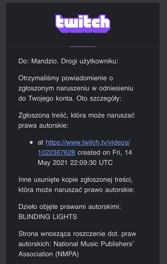 ban mandzia powód