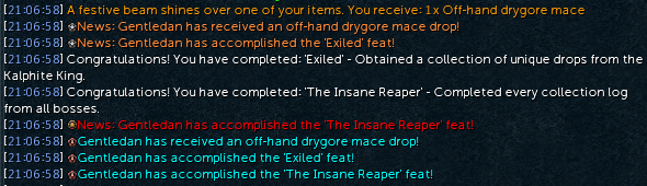 Catherbae's tweet photo. Log 33 complete and done with insane reaper! What a long journey this was... https://t.co/ujdo920yvo