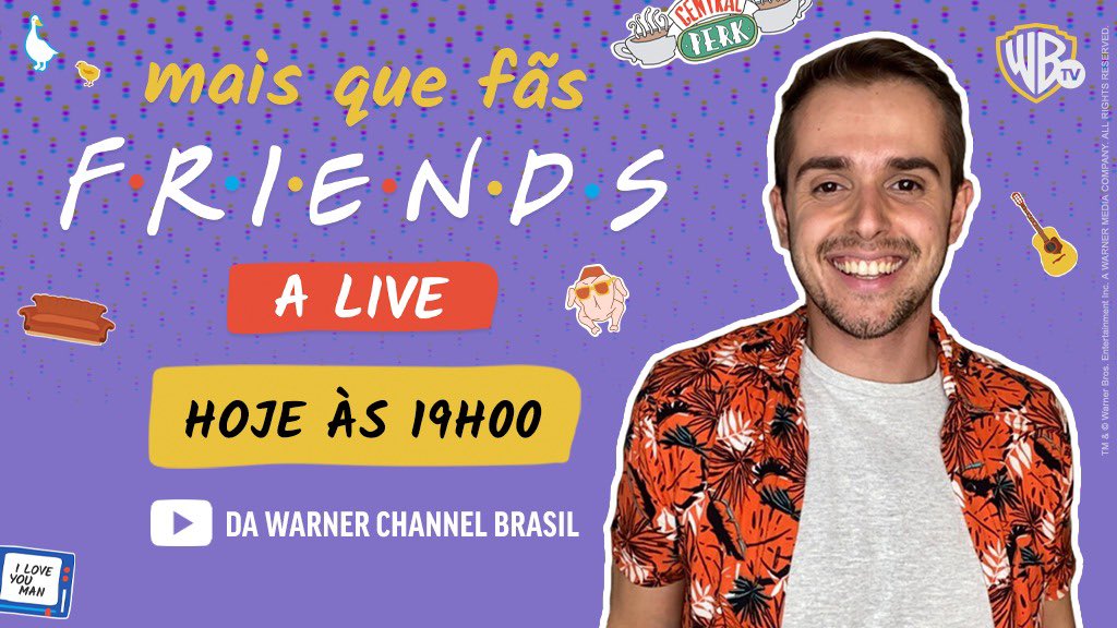 Hellow #cringes! Eu tô muito feliz com #FriendsReunion na <a href="/HBOmaxBR/">StreamMaxBr</a> Hoje, a partir das 19h, tem #FriendsLive no YouTube da <a href="/WarnerChannelBR/">Warner Channel Brasil</a> Comecei a ver pq queria ser igual minha irmã e me marcou muito! Bora ser mais que fãs, #Friends! Atenção, #genZ vcs também são bem vindes!