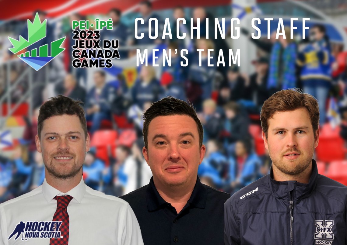 We're proud to announce our coaching staffs for the 2023 <a href="/CanadaGames/">Canada Games | Jeux du Canada</a>.

Chris Larade will lead our women's team while Nick MacNeil will serve as head coach of our men's squad.

They'll be joined on the bench by an experienced staff.

MORE ➡️ hockeynovascotia.ca/home/hockey-no…

#nsproud