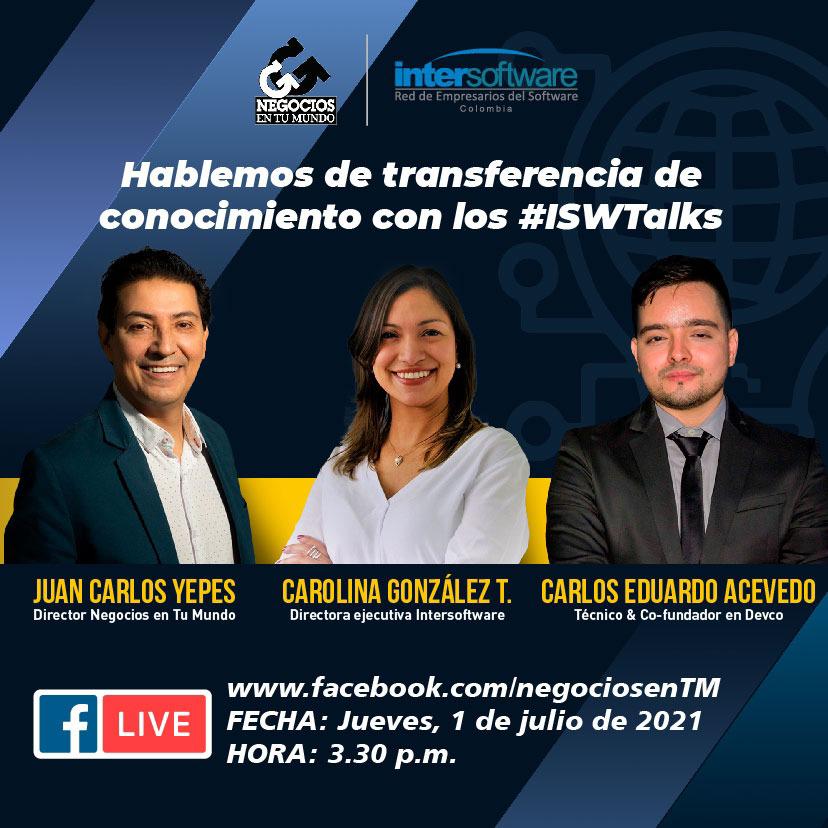 ACOPIAntioquia's tweet image. ¿Quieres aprender sobre tecnología? Conéctate con @InterSoftwareCo mañana a las 3:30 p.m. en facebook.com/negociosentm para que dialoguemos sobre la importancia de los #ISWTalks, un espacio en el que las empresas de la industria TI de Antioquia comparten sus estrategias.
