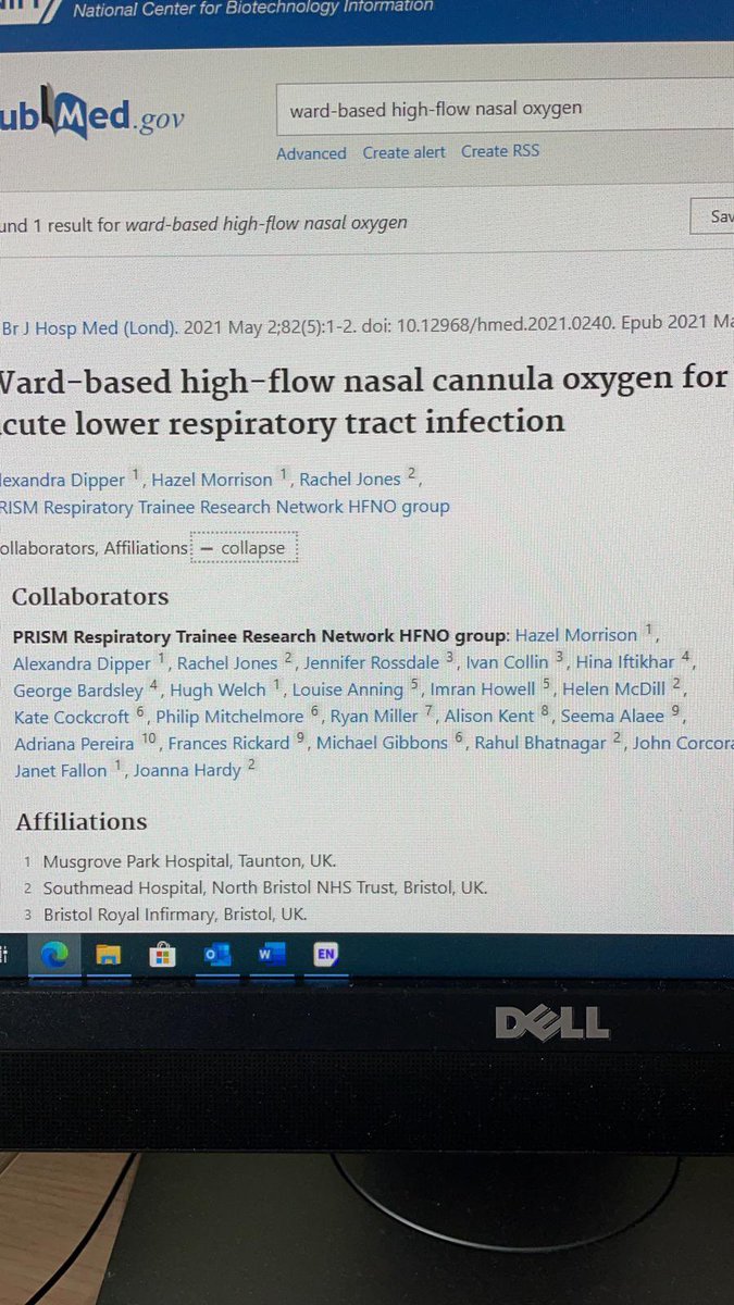 SwPrism's tweet photo. Great news to finally have our #HFNCO project published in the British Journal of Hospital Medicine. Huge congrats and thanks to everyone who contributed to its’ success #respisbest https://t.co/QUaJLUuhhU