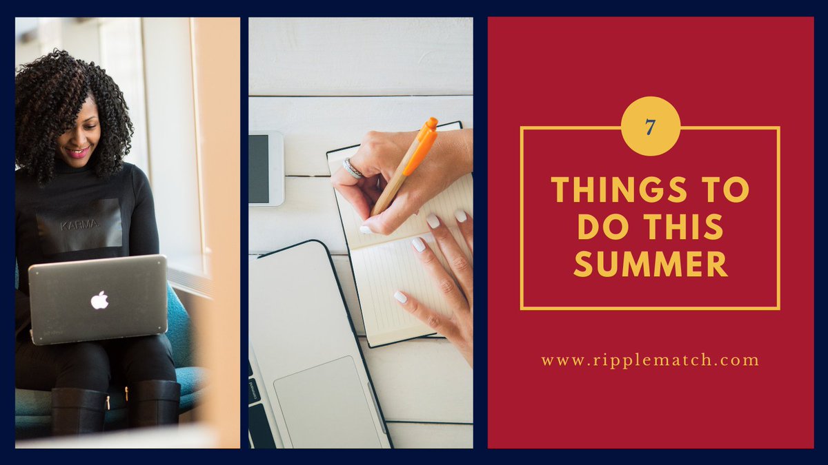 Summer internships are important  to many professional paths. However, is not the end of the world if you do not secure an internship during the summer. There are several ways to stay productive,  learn, and gain professional experience. 
.
ripplematch.com/journal/articl…