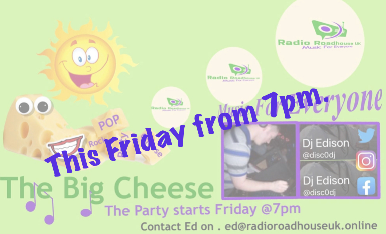 The Weekend is just a stones throw away. Join me on #Friday from 7pm on Radio Roadhouse UK to get the #party started.