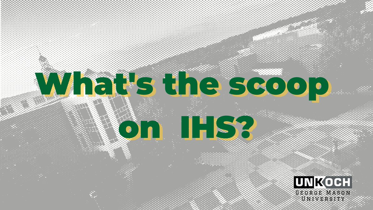unkoch_gmu's tweet photo. What’s the scoop on the Institute for Humane Studies (IHS)?🧵

IHS is a think tank that’s been under some degree of Charles Koch’s control since 1973 &amp; became affiliated with GMU in 1985. Since 2005, IHS has received $51,000,000 from Koch-affiliated organizations &amp; sources. (1/6) https://t.co/TJxsBdeUtl