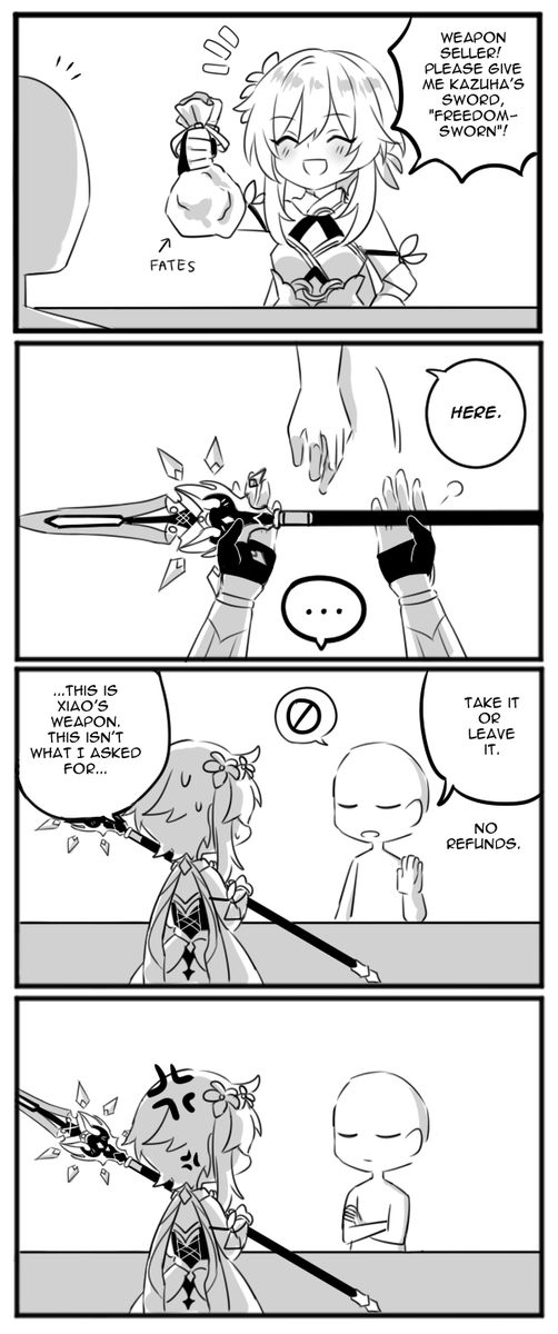 Kazuha's weapon banner woes 