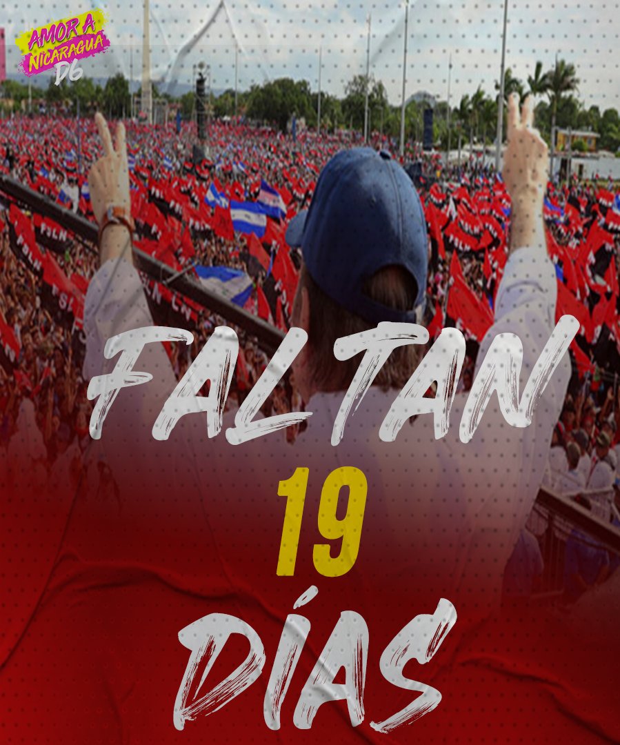 #42Veces19SiempreMasAlla||🇳🇮Daniel Amigo El Pueblo Esta Contigo✌🏾🖤❤️