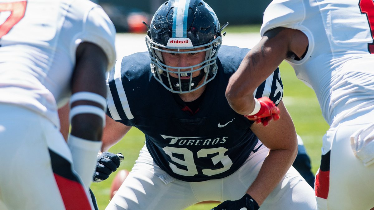 OptaAnalystFCS's tweet photo. Former San Diego DT Kevin Glajchen (6-2, 270), who in the spring season was the Pioneer Football League defensive player of the year, will be using his final season of eligibility at Southern Illinois this fall. The Salukis reached the national quarterfinals. https://t.co/si4mHCzfwR