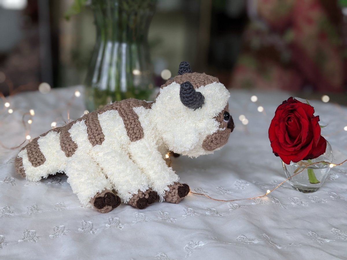 Hayyastitchery's tweet photo. Making this crochet Appa/Sky Bison was a pretty big challenge, but giving it away was nearly as hard loll
Feel free to DM me for any questions or commissions! 🤠
#atla #AppaPlush #AvatarTheLastAirbender #CrochetPhotography #SmallBusiness #Canada #yarnspirations #Amigurumi https://t.co/XbZbp3Fp9Y