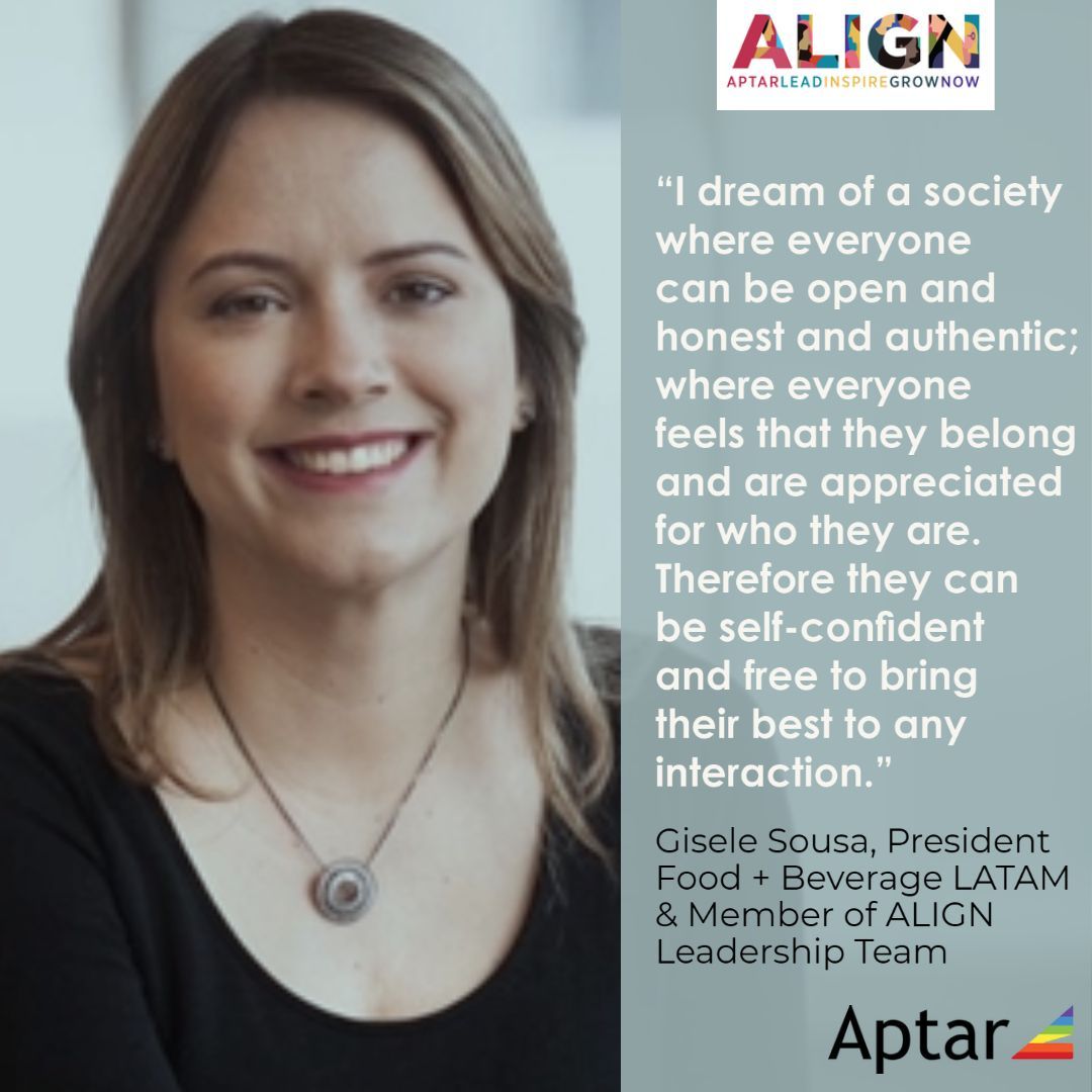 aptar's tweet photo. Launched earlier this year, Aptar’s employee resource group, ALIGN, represents a new step forward in our organizations actions to support gender diversity and equality. #AptarALIGN #WeSupportLGBTQ #AptarPride https://t.co/b86DXzscvC https://t.co/0cnlDtTQpX