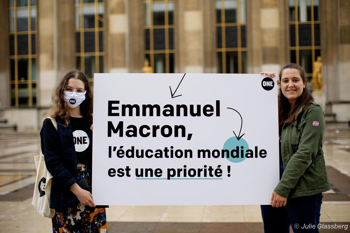 marinegapihan's tweet photo. :

📢 @EmmanuelMacron, lors du Forum Génération Egalité, la France doit faire de l'éducation mondiale une priorité !

Le #COVID19 a aggravé la crise mondiale de l'apprentissage. Je me joins à @ONE_Fr pour vous demander de financer le @GPforEducation à la hauteur des enjeux ! https://t.co/Lszku8ScP7