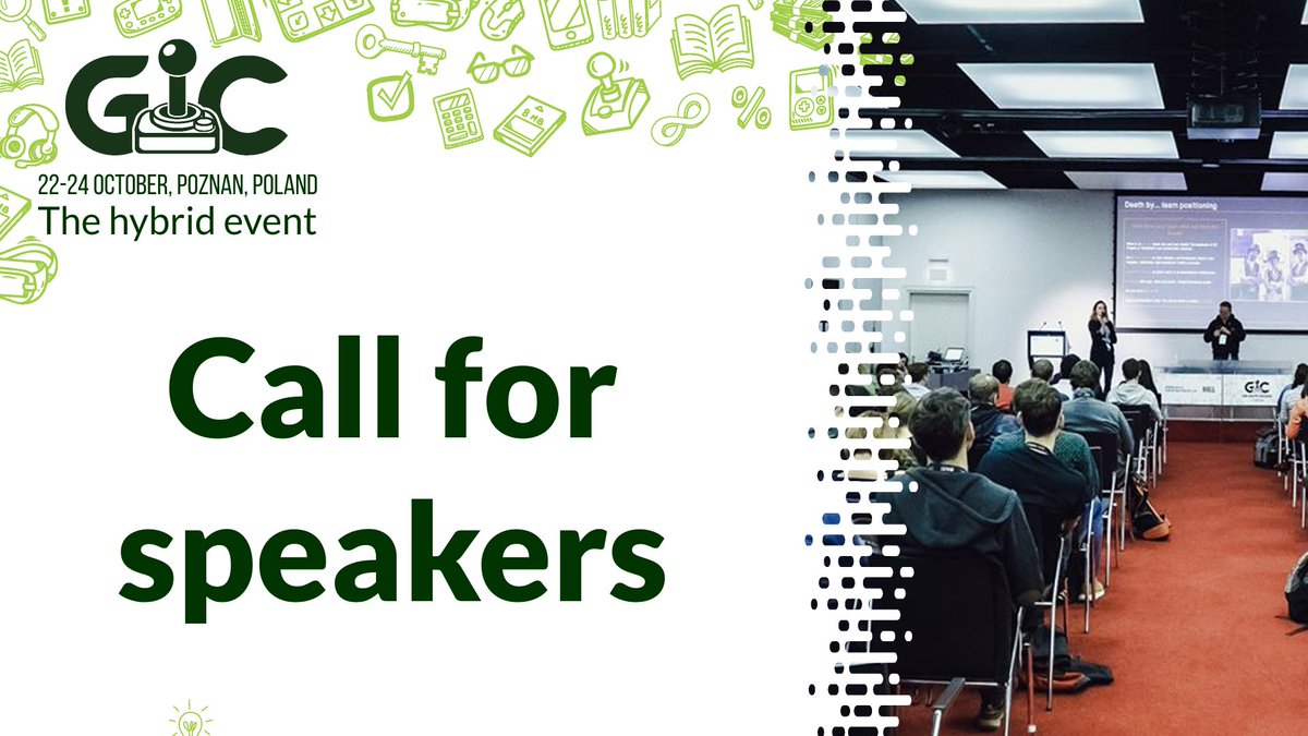 gdcon's tweet image. GIC is sending out a call for speakers!
Learning from experiences of past calls, we improved our submission &amp;amp; reviewing system even further, for a more accurate assessment of talk candidates.
Submit here: gic.gd/call