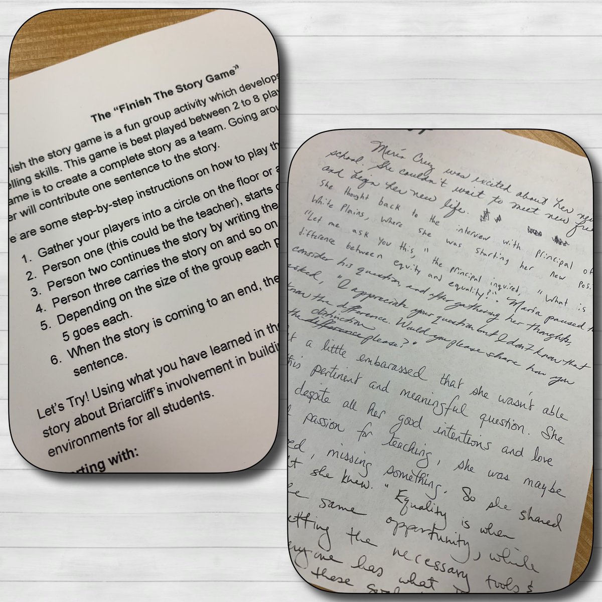 SabrinaIde's tweet photo. Having fun with Briarcliff teachers as they synthesize their thoughts on equality versus equity! #opportunityandaccess #equitablelearningenvironments @SuperKaish @DrTCampanile @tpheth @Maroliver6 @SraGavin54 https://t.co/WL04bra8rz