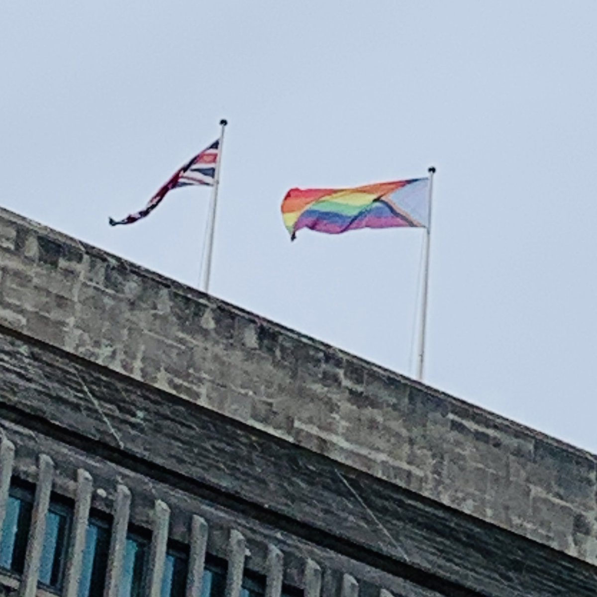 GldLgbt's tweet photo. As Pride month ends, be proud and supportive of your LGBTQIA+ friends and colleagues throughout the coming year. We all need to be here for each other even when a flag isn’t flying! https://t.co/TVBOLrUWg1