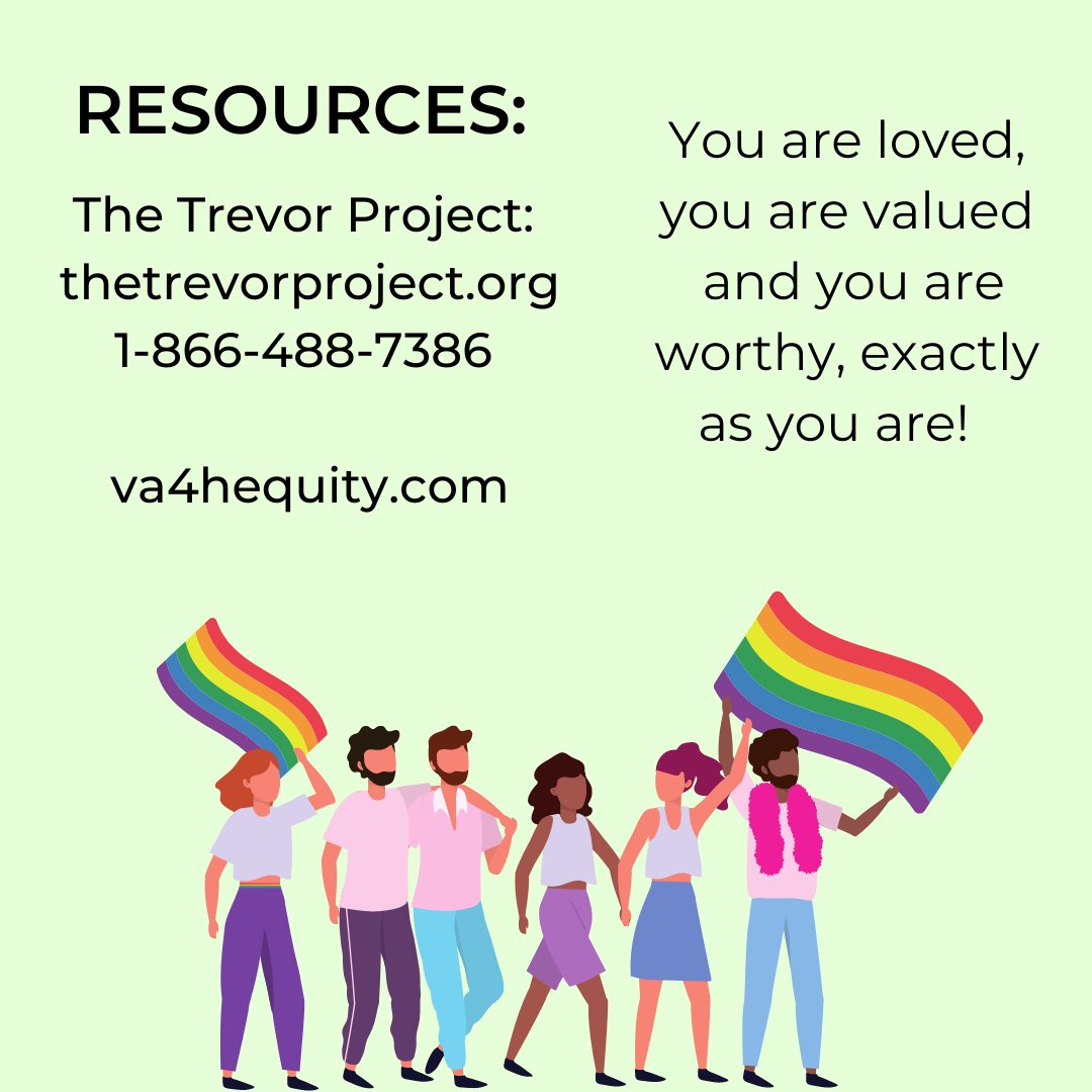va4hequity's tweet photo. As we close out on yet another amazing month of Pride celebration, Our members on the Taskforce want you to know we’re celebrating those of you in the LGBTQ+ community all year round. We are dedicated in Virginia 4-H to make sure you are shown that love and acceptance! 💚🌈🍀 https://t.co/rTonhZt1sR