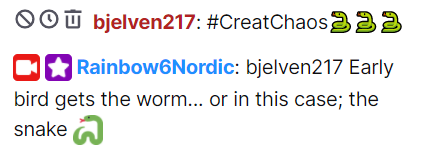 Half an hour before we're going live, there's already a fan cheering for @ChaosEC 👀 #R6NC ▶️ twitch.tv/Rainbow6Nordic