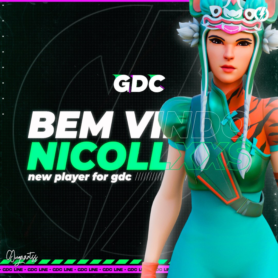 GDCofc's tweet photo. Bem vindo - @nicollxxs!
•
🇧🇷 Bom dia // Boa tarde // Boa noite! Salve rapaziada, hoje nós  viemos anunciar mais um player de nossa line, seja muito bem vindo, Nicollxxs!
•
#goGDC #GDContop https://t.co/jBQ4wjJRKZ