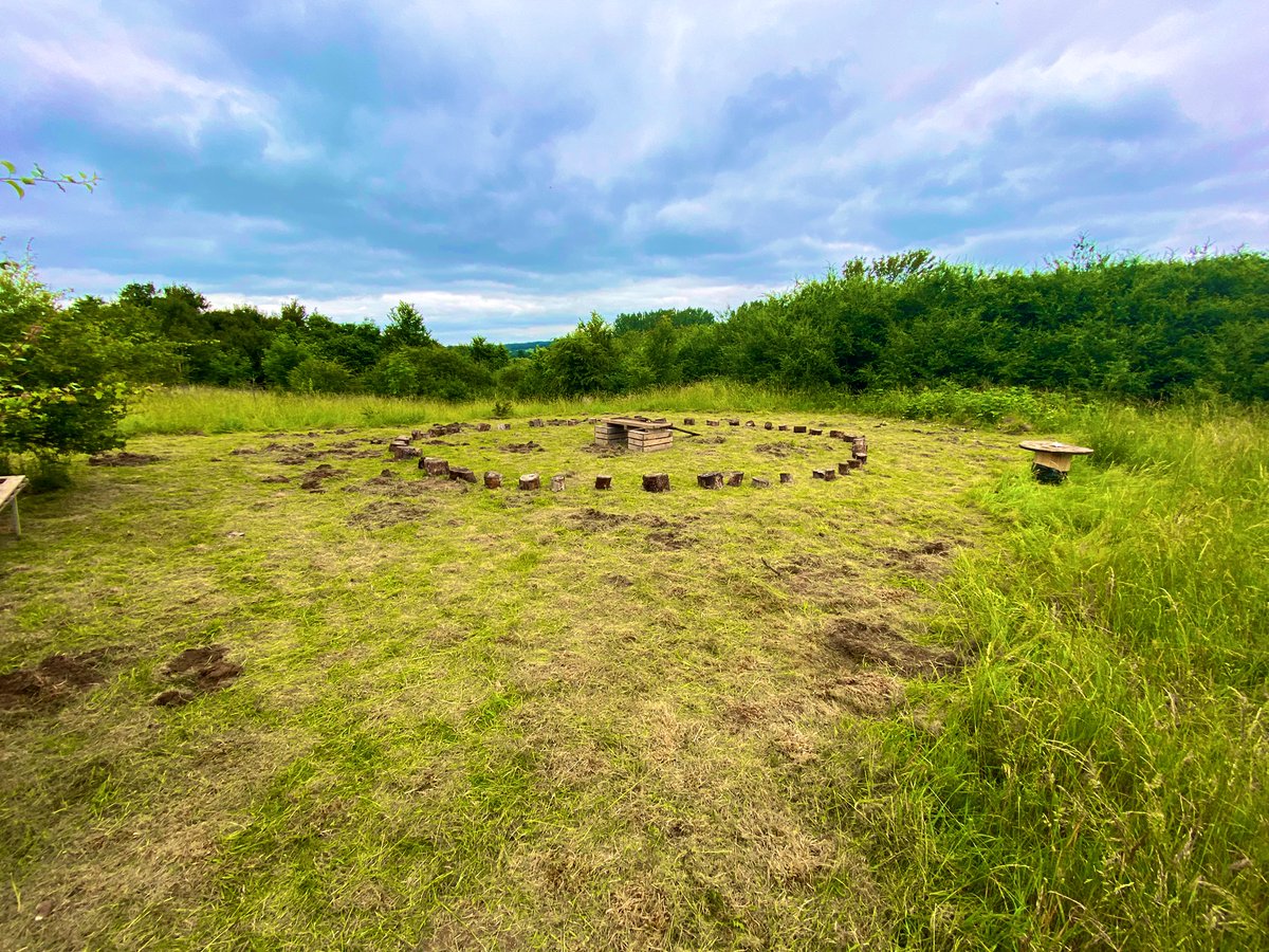 WatersidePA's tweet photo. Forest School Update - Work has officially started today on our Forest School Area and community allotment. I can’t wait to continue to develop this area over the summer holiday ready for more Forest School sessions in September! #TheWatersideWay https://t.co/50KVtm8E0M