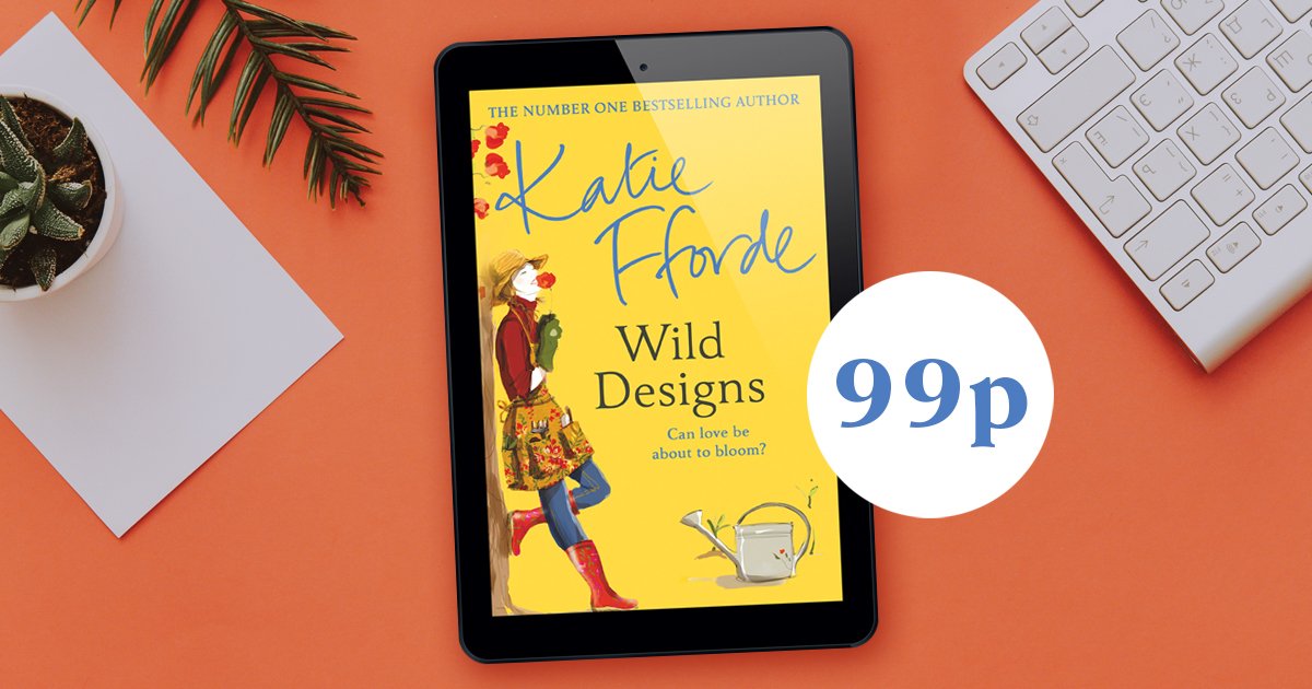 centurybooksuk's tweet photo. Have you discovered @KatieFforde yet?
The perfect feel-good read, Katie Fforde's #WildDesigns will take you on a much needed escape!
Only 99p for one more week! ๐
https://t.co/LnElqKicqf https://t.co/dSxd9ampqY