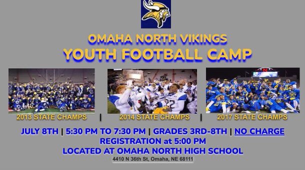 Omaha North High School Football (@ops_vikingsfb) on Twitter photo 