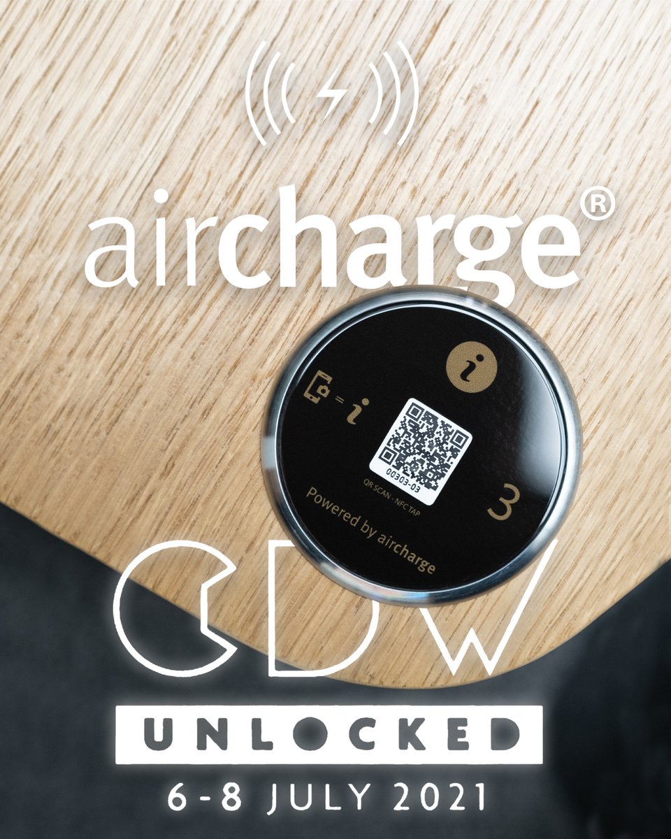 aircharge1's tweet image. Only a week to go until @CDWfestival 2021! Make sure to drop by 31 Great Sutton Street to see all the latest and greatest in #wirelesscharging and #contactlesstechnology!

#CDWunlocked #Clerkenwelldesignweek #CDW2021