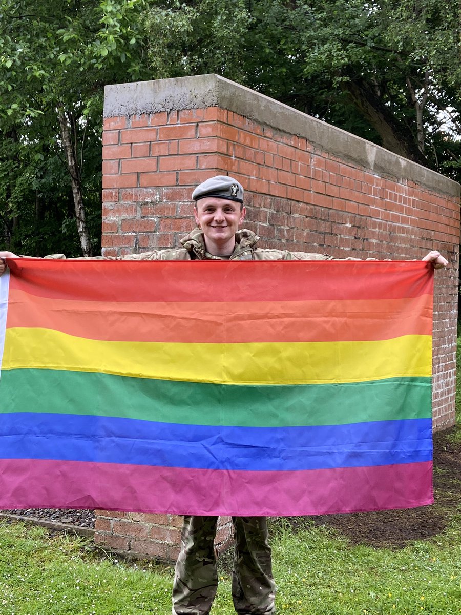 Flying our #rainbowflag with pride on , standing shoulder to shoulder with all of our #LGBT colleagues.<a href="/atu_scotland/">ATU (Sc)</a> <a href="/combatrecce_CO/">CO SNIY</a> #ValuesAndStandard