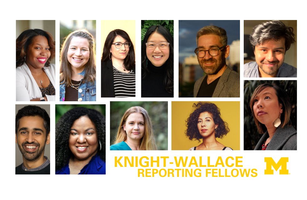Wallace House Center for Journalists (@umwallacehouse) on Twitter photo Meet our new <a href="/UMKnightWallace/">Knight-Wallace Fellows at Michigan</a> Reporting Fellows. 11 journalists awarded our remote fellowship for the 2021-22 academic year to produce and publish in-depth reporting in partnership with newsrooms: wallacehouse.umich.edu/announcing-the… Meet our new <a href="/UMKnightWallace/">Knight-Wallace Fellows at Michigan</a> Reporting Fellows. 11 journalists awarded our remote fellowship for the 2021-22 academic year to produce and publish in-depth reporting in partnership with newsrooms: wallacehouse.umich.edu/announcing-the…