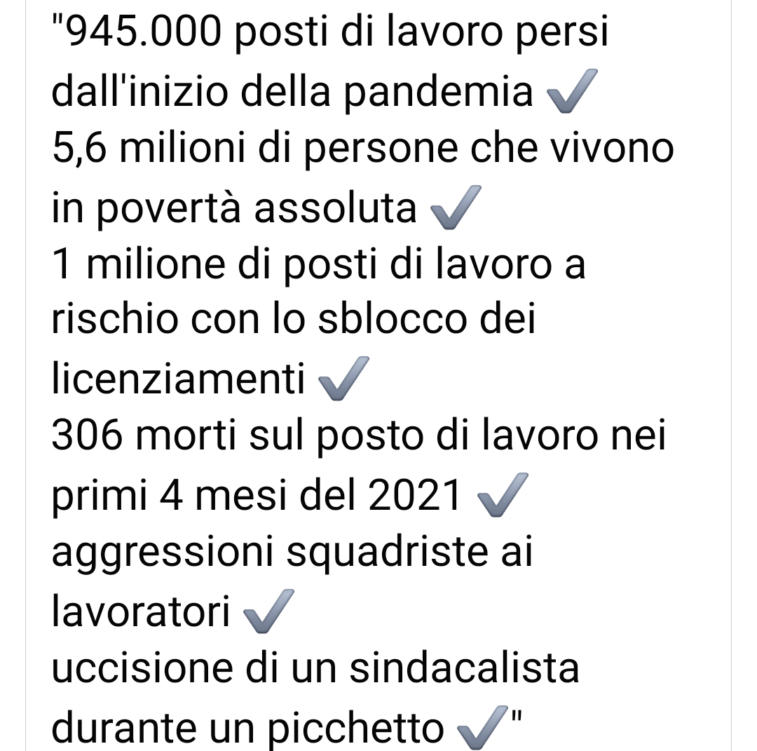CoronaRusty's tweet photo. C'era una volta un sindacato che si chiamava  #cgil e si occupava delle fasce più deboli della popolazione.
E adesso? https://t.co/ekD4bU0DEF
